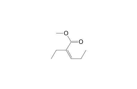 2-Pentenoic acid, 2-ethyl-, methyl ester, (Z)-