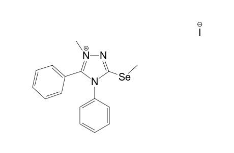 1,2-DIPHENYL-3-METHYL-5-SELENOMETHYL-1,3,4-TRIAZOLIUM_IODIDE