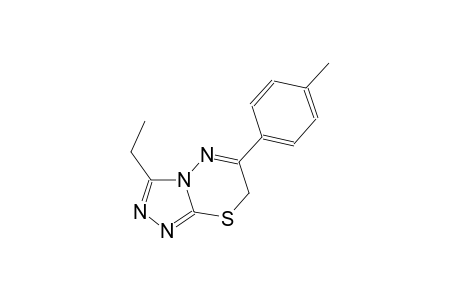 3-Ethyl-6-(4-methylphenyl)-7H-[1,2,4]triazolo[3,4-b][1,3,4]thiadiazine