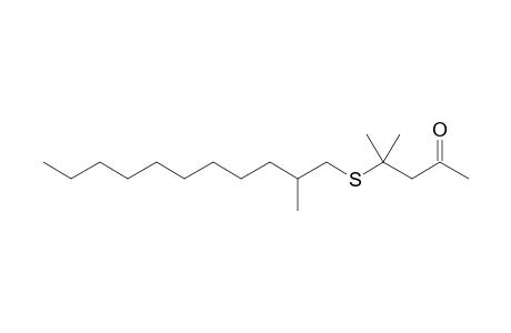 4-Methyl-4-((2-methylundecyl)thio)pentan-2-one