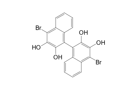 1-Bromanyl-4-[4-bromanyl-2,3-bis(oxidanyl)naphthalen-1-yl]naphthalene-2,3-diol