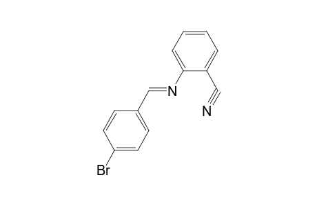 2-([(E)-(4-Bromophenyl)methylidene]amino)benzonitrile