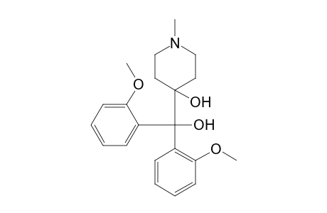 alpha,alpha-BIS(o-METHOXYPHENYL)-4-HYDROXY-1-METHYL-4-PIPERIDINEMETHANOL