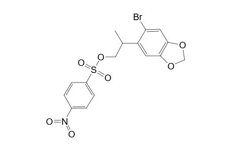 2-[6'-Bromobenzo[1,3]dioxol-5'-yl)propyl 4-nitrobenzenesulfonate