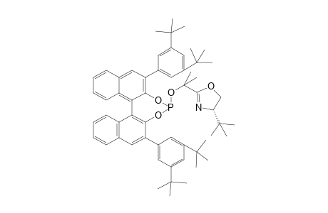 (-)-{1-[(4'S)-(4'-tert-Butyloxazolin-2'-yl)]-1-methylethyl}-{(R)-[3,3'-bis(3,5-di-tert-butylphenyl)]binaphthyl-2,2'-diyl}phosphite