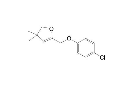 3,3-Dimethyl-5-(4-chlorophenoxymethyl)-2,3-dihydrofuran