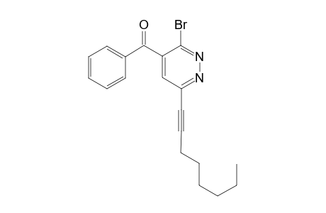 3-Bromo-6-(oct-1-yn-1-yl)pyridazin-4-yl)(phenyl)methanone