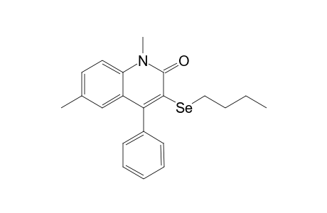 3-(Butylselanyl)-1,6-dimethyl-4-phenylquinolin-2(1H)-one