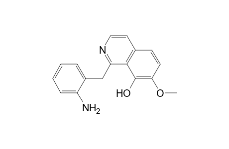 8-Isoquinolinol, 1-[(2-aminophenyl)methyl]-7-methoxy-