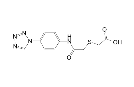 ({2-oxo-2-[4-(1H-tetraazol-1-yl)anilino]ethyl}sulfanyl)acetic acid