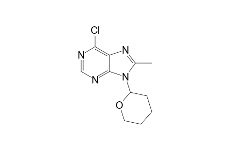 6-Chloro-8-methyl-9-(tetrahydropyran-2-yl)purine