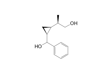 (2R*)-2-{(1R*,2R*)-2-[(R*)-HydroxyI(phenyl)methyl]cyclopropyl}propan-1-ol