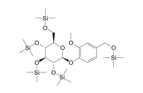 (2R,3S,4S,5R,6S)-2-(Hydroxymethyl)-6-[4-(hydroxymethyl)-2-methoxyphenoxy]oxane-3,4,5-triol, 5tms