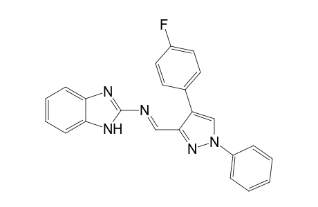 N-{[4-(4-Fluorophenyl)-1-phenyl-4,5-dihydro-1H-pyrazol-3-yl]methylene}-1H-benzo[d]imidazol-2-amine