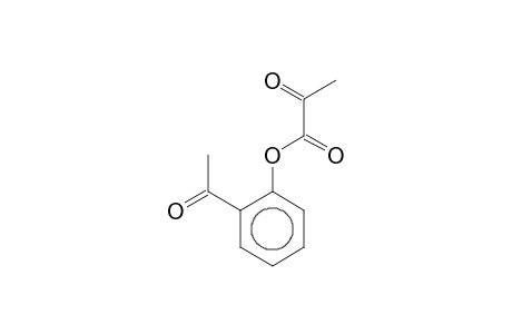 2-Oxopropanoic acid, (2'-acetylphenyl) ester
