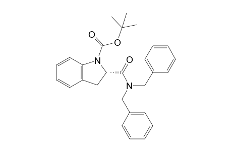 (S)-N,N-Dibenzyl-1-(tert-butoxycarbonyl)-2,3-dihydroindole-2-carboxamide