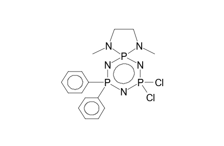 SPIRO[4,4-DICHLORO-6,6-DIPHENYLCYCLOTRIPHOSPHAZENE-2,2'-(1',3'-DIMETHYL-1',3',2'-DIAZAPHOSPHOLANE)]