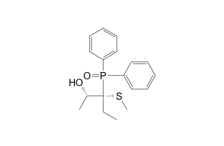 2-Pentanol, 3-(diphenylphosphinyl)-3-(methylthio)-, (R*,S*)-