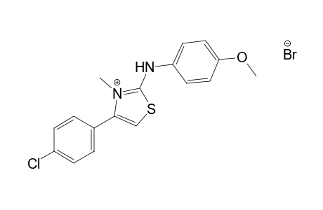 2-(p-anisidino)-4-(p-chlorophenyl)-3-methylthiazolium bromide
