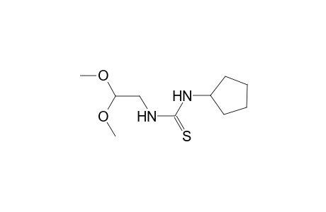 N-cyclopentyl-N'-(2,2-dimethoxyethyl)thiourea