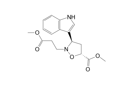 (3R*,5R*)-3-(Indol-3-yl)-5-methoxycarbonyl-2-(2-methoxycarbonylethyl)isoxazolidine