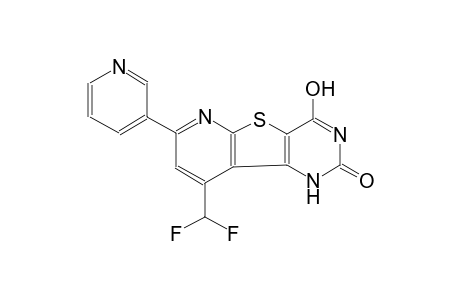 pyrido[3',2':4,5]thieno[3,2-d]pyrimidin-2(1H)-one, 9-(difluoromethyl)-4-hydroxy-7-(3-pyridinyl)-