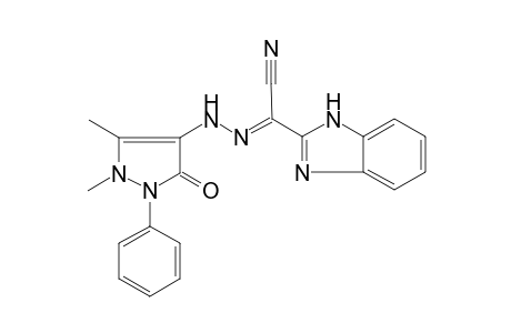 (1H-Benzoimidazol-2-yl)-[(1,5-dimethyl-3-oxo-2-phenyl-2,3-dihydro-1H-pyrazol-4-yl)-hydrazono]-acetonitrile