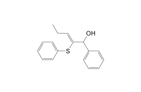 Benzenemethanol, .alpha.-[1-(phenylthio)-1-butenyl]-, (Z)-
