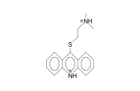 9-(2-Dimethylammonium-ethylthio)-acridine dication