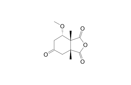 C-METHOXY-1,2-DIMETHYL-5-OXOCYCLOHEXANE-R-1,C-2-DICARBOXYLIC-ANHYDRIDE