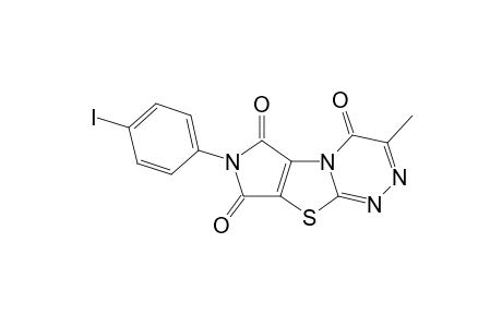 7-(4-Iodophenyl)-3-methyl-4H,6H-pyrrolo[3',4':4,5][1,3]thiazolo[2,3-c][1,2,4]triazine-4,6,8(7H)-trione