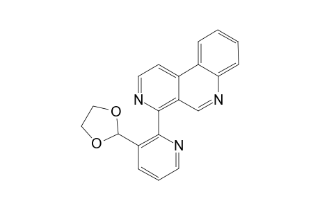 4-[3-(1,3-dioxolan-2-yl)-2-pyridinyl]benzo[c][2,7]naphthyridine