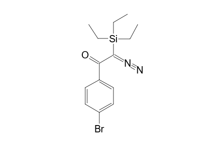 2-DIAZO-1-(4-BROMOPHENYL)-2-TRIETHYLSILYLETHAN-1-ONE