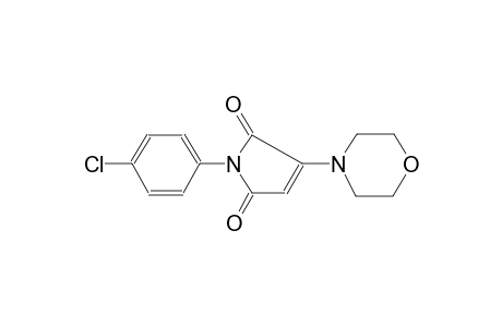 1H-pyrrole-2,5-dione, 1-(4-chlorophenyl)-3-(4-morpholinyl)-
