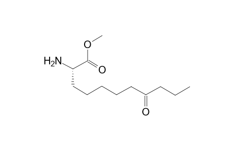 (S)-2-Amino-8-oxoundecanic acid methyl ester