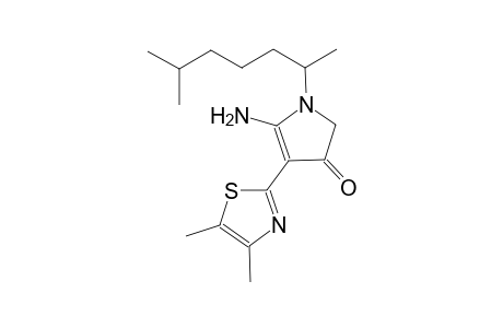 3H-pyrrol-3-one, 5-amino-1-(1,5-dimethylhexyl)-4-(4,5-dimethyl-2-thiazolyl)-1,2-dihydro-