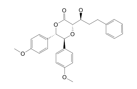 (3S,5S,6S)-3-[(1S)-3-PHENYL-1-HYDROXYPROPYL]-5,6-BIS-(4-METHOXYPHENYL)-[1,4]-DIOXAN-2-ONE
