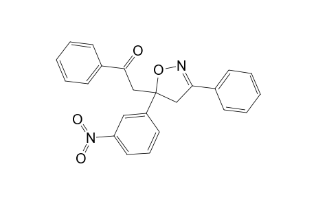 Acetophenone, 2-[5-(m-nitrophenyl)-3-phenyl-2-isoxazolin-5-yl]-