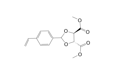 Dimethyl 2-(4'-ethenylphenyl)-1,3-dioxolane-4,5-dicarboxylate