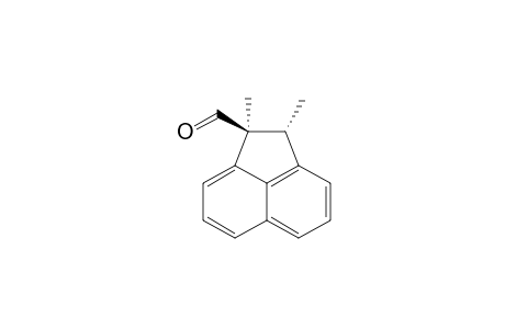 trans-1,2-Dimethylacenaphthene-1-carboxaldehyde