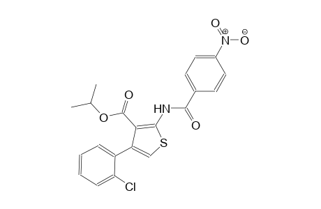isopropyl 4-(2-chlorophenyl)-2-[(4-nitrobenzoyl)amino]-3-thiophenecarboxylate