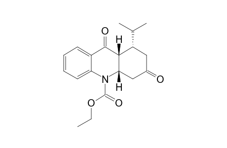 N-(ETHYLOXYCARBONYL)-1,2,3,4,4A,9,9A,10-OCTAHYDROACRIDINE-3,9-DIONE