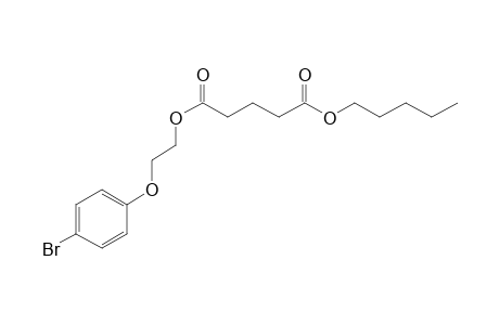 Glutaric acid, 2-(4-bromophenoxy)ethyl pentyl ester