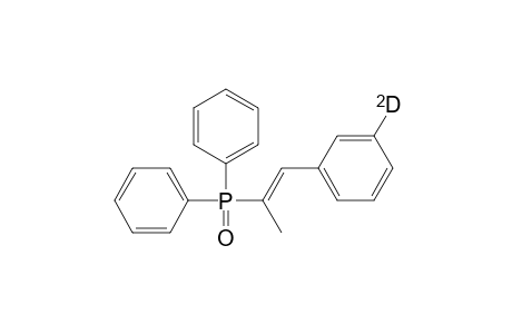 (E)-2-Diphenylphosphinoyl-1-phenyl(3-d)propene