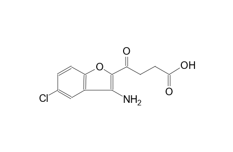 4-(3-Amino-5-chloro-1-benzofuran-2-yl)-4-oxobutanoic acid