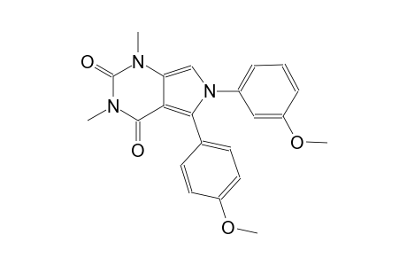 6-(3-methoxyphenyl)-5-(4-methoxyphenyl)-1,3-dimethyl-1H-pyrrolo[3,4-d]pyrimidine-2,4(3H,6H)-dione