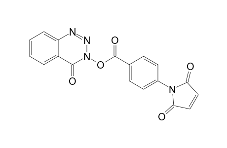 3,4-Dihydro-4-oxo-1,2,3-benzotriazin-3-yl 4-maleimidobenzoate