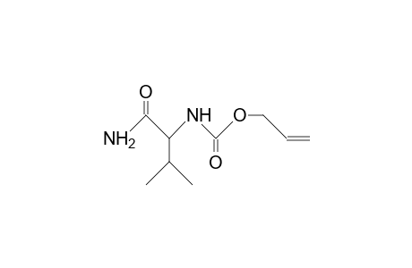 N-Allyloxycarbonyl-(R)-valinamide