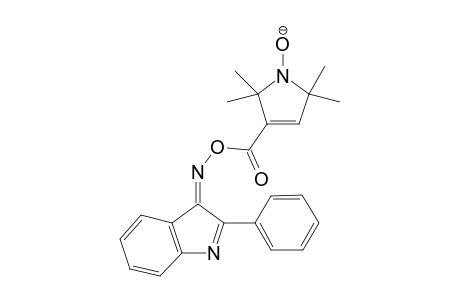 3-[(1-Oxyl-2,2,5,5-tetramethyl-2,5-dihydropyrrole-3-carbonyloxy)imino]-2-phenyl-3H-indole
