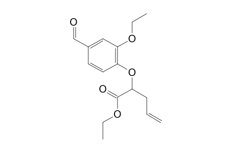 Ethyl 2-(2-ethoxy-4-formylphenoxy)pent-4-enoate